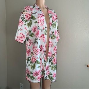 Show me your mumu ladies floral night robe - one size